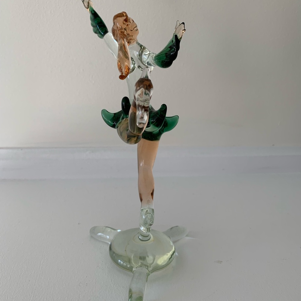 Handblown Venitian Glass Dancer Figurine - Picture 4 of 5